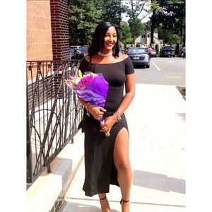 Women’s Fashionova black dress.